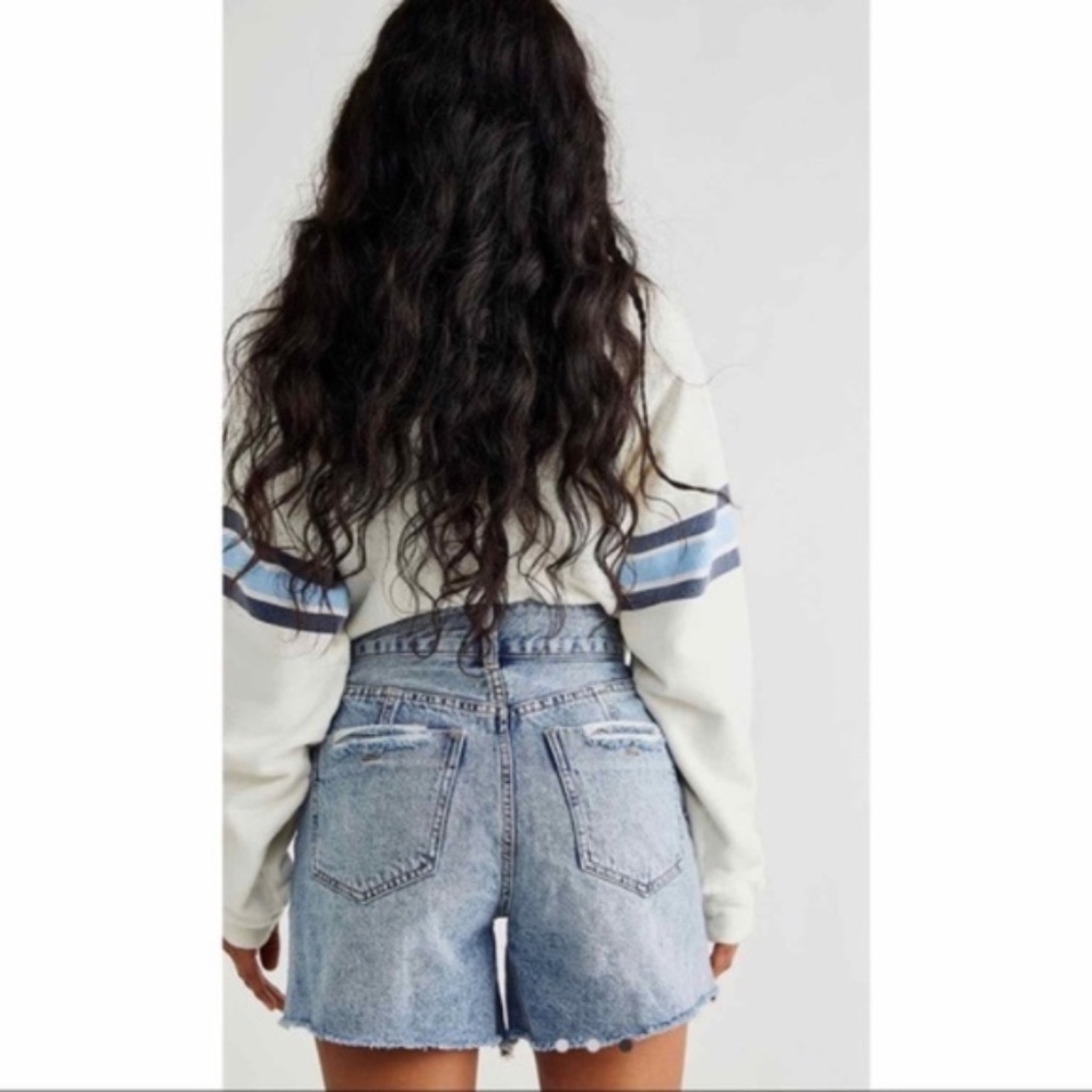 Free People X Retro Brand Raised by waves crew sweatshirt - Picture 3 of 6